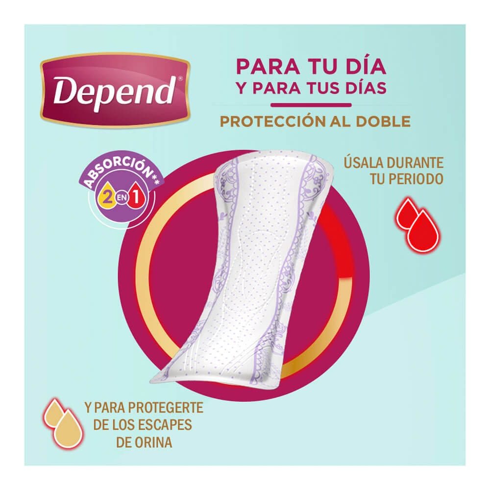 TiendaDepend.mx Pantiprotectores y Toallas Depend® Femenine® Pantiprotector