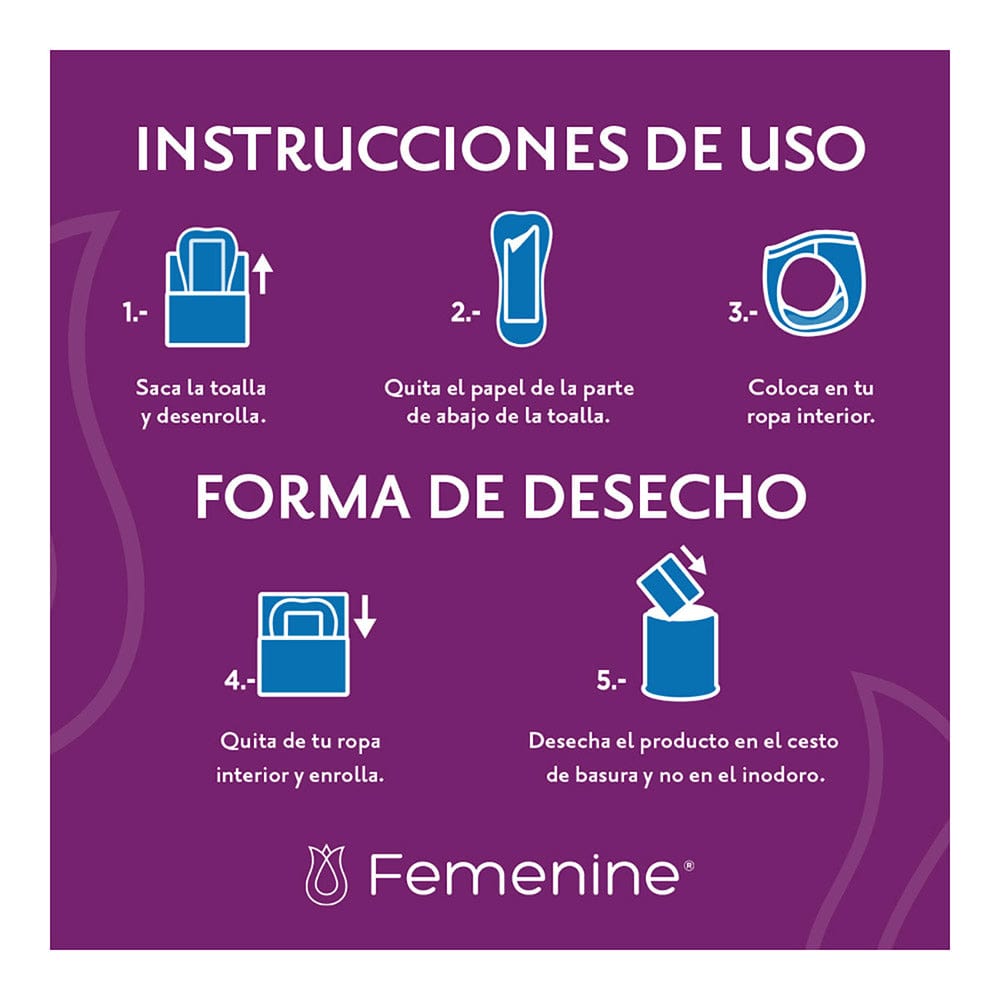 TiendaDepend.mx Pantiprotectores y Toallas Línea Femenine® Depend® Maxi