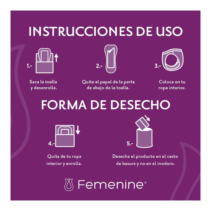 TiendaDepend.mx Pantiprotectores y Toallas Línea Femenine® Depend® Pantiprotector XL