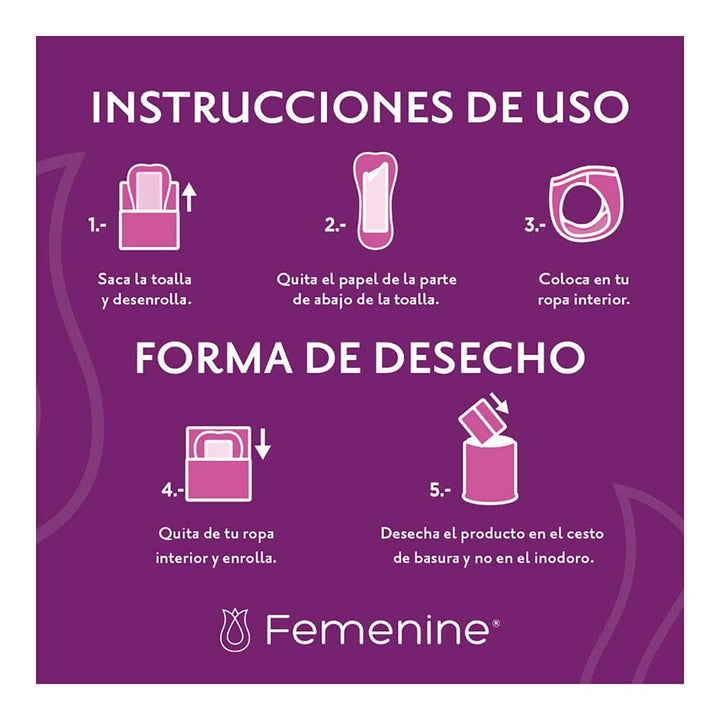 TiendaDepend.mx Pantiprotectores y Toallas Línea Femenine® Depend® Regular