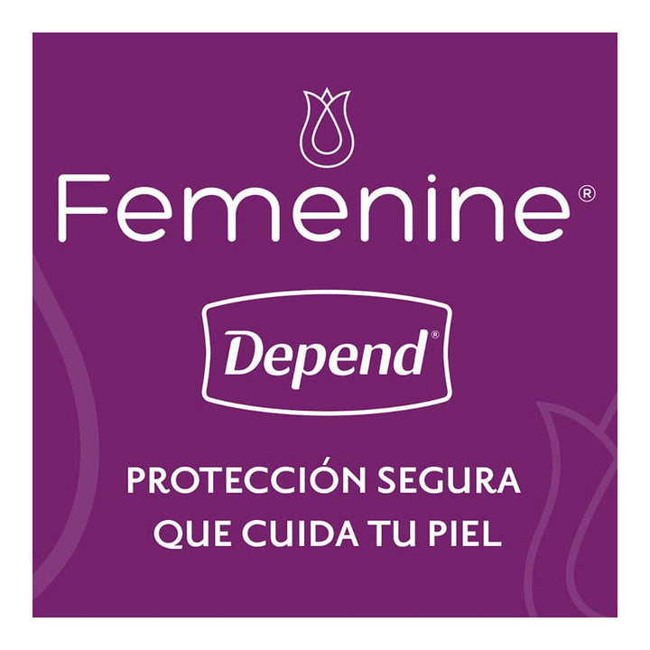 TiendaDepend.mx Pantiprotectores y Toallas Línea Femenine® Depend® Súper Plus
