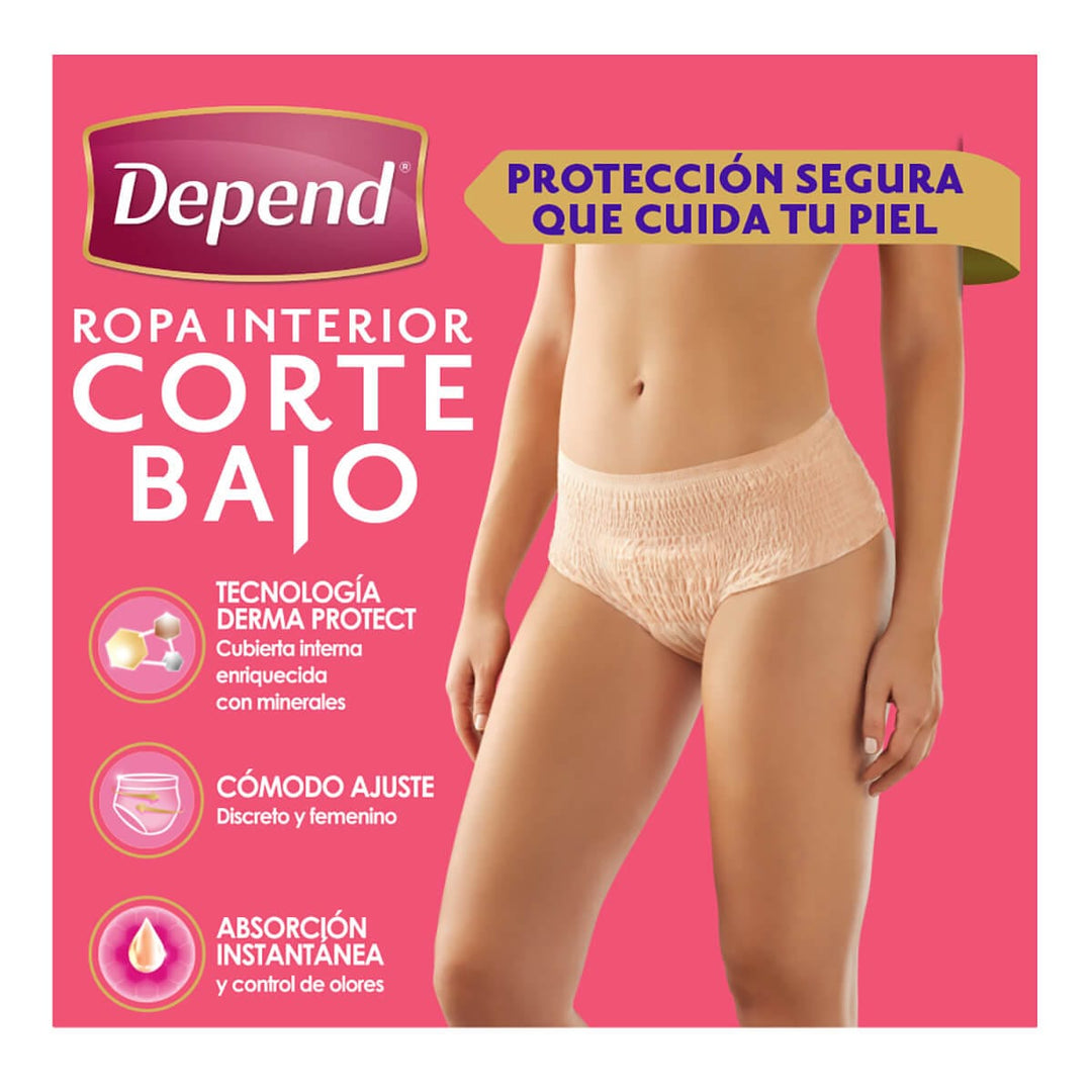 TiendaDepend.mx Ropa Interior Depend® Ropa Interior Corte Bajo