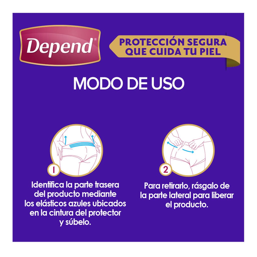 TiendaDepend.mx Ropa Interior Depend® Ropa Interior Nocturno