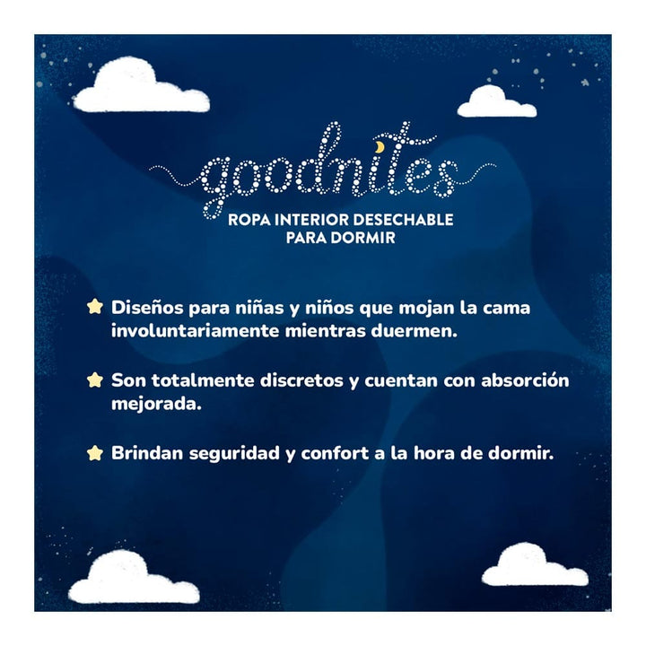 TiendaDepend.mx Ropa Interior Infantil Ropa Interior Infantil Goodnites® Talla S/M