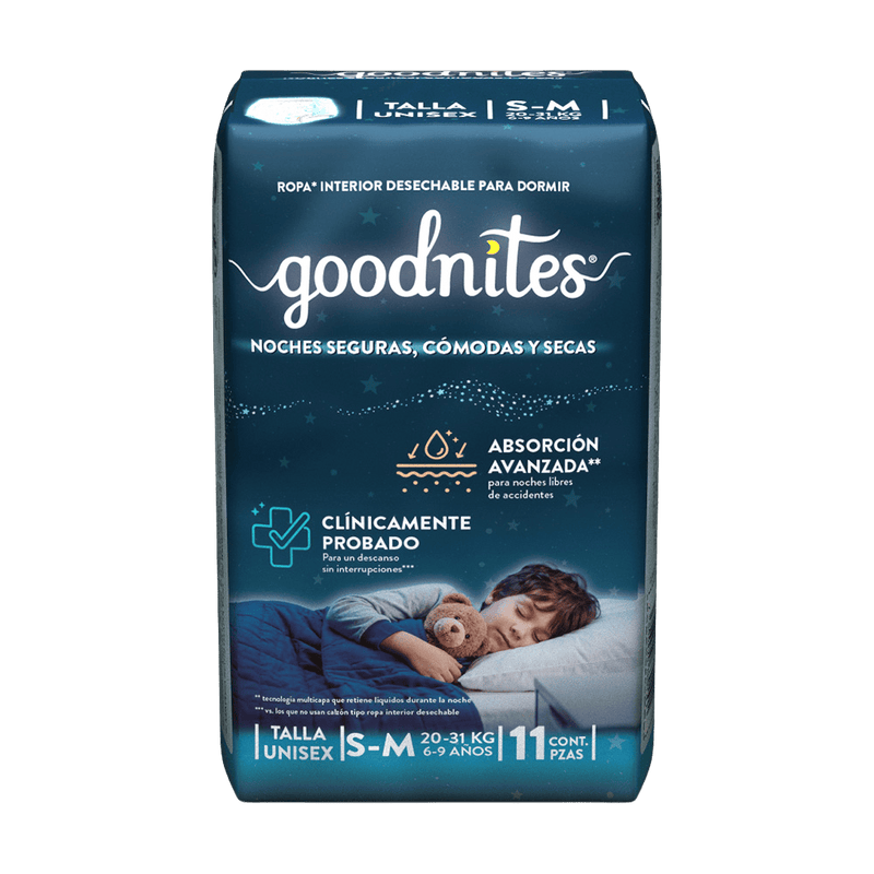 Depend Ropa Interior Infantil Ropa Interior Infantil Goodnites® Talla S/M