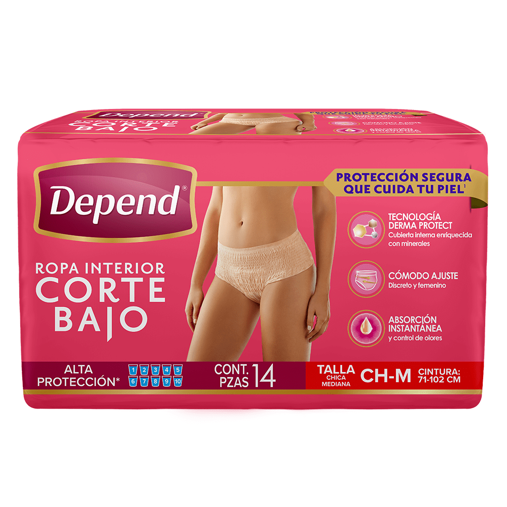 TiendaDepend.mx Ropa Interior Depend® Ropa Interior Corte Bajo