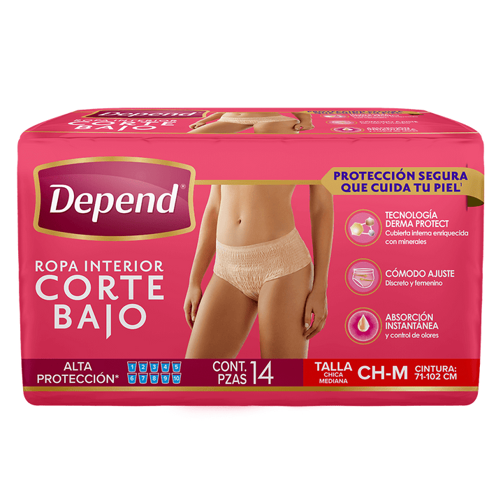 TiendaDepend.mx Ropa Interior Depend® Ropa Interior Corte Bajo