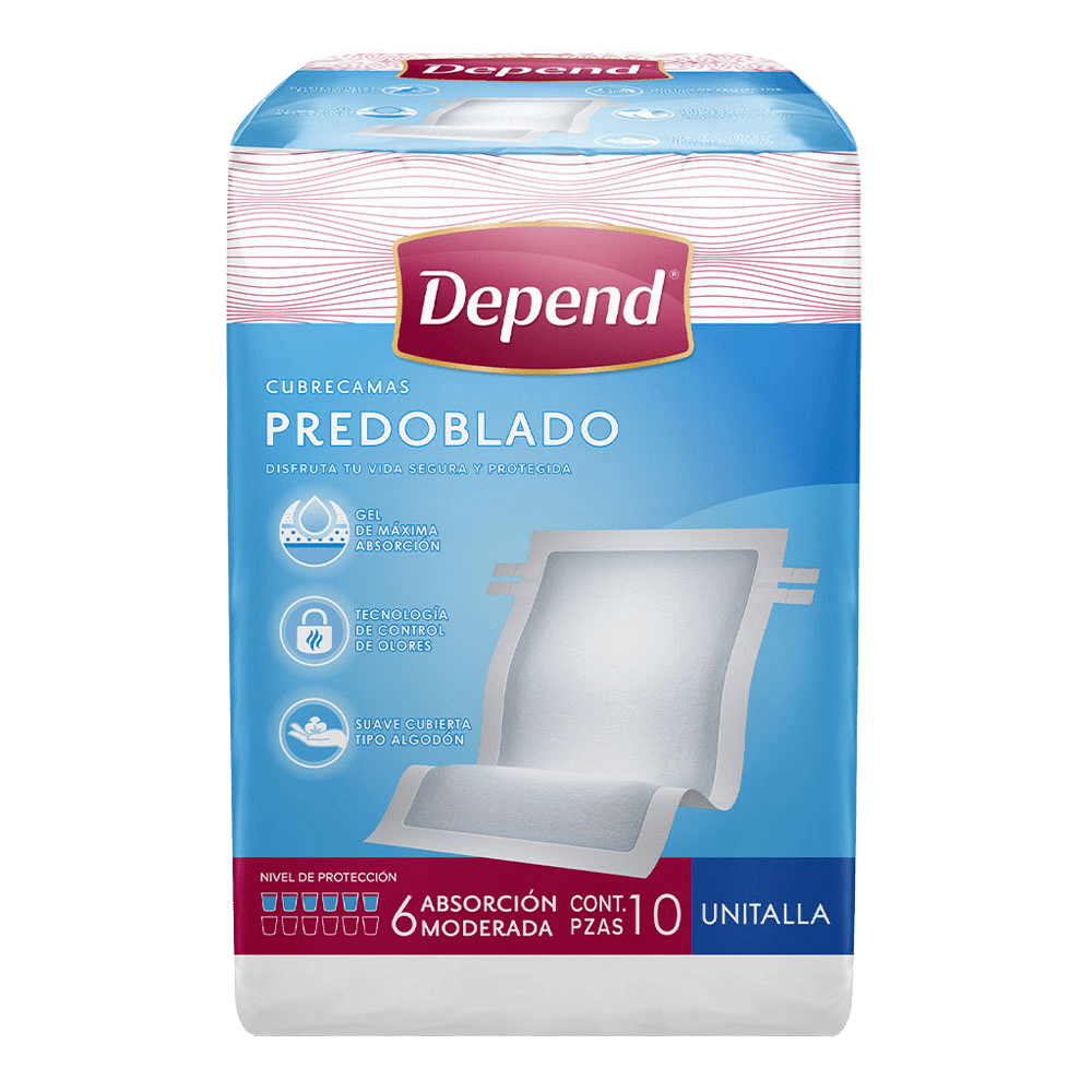 Depend Bundle Producto Bundle Depend® Predoblado Caja de 6 Paquetes