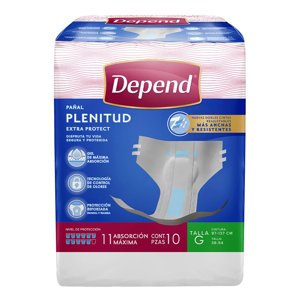 Depend Bundle Producto Bundle Pañal Depend® Plenitud Caja 6 Paquetes