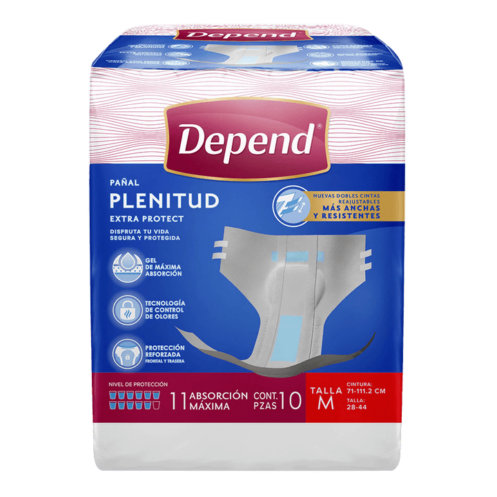 TiendaDepend.mx Producto Bundle Pañal Depend® Plenitud Caja 3 Paquetes