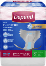 Depend PAÑAL PARA ADULTO Caja Depend® Pañal Plenitud Extra Protect Grande 3 Paquetes