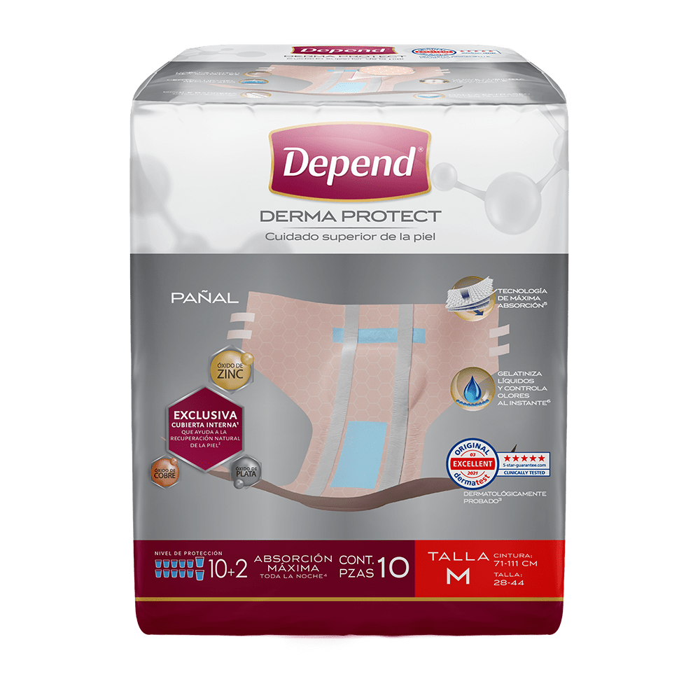 Panal Protection DEPEND PLENITUD - Pañal para Adulto – Depend