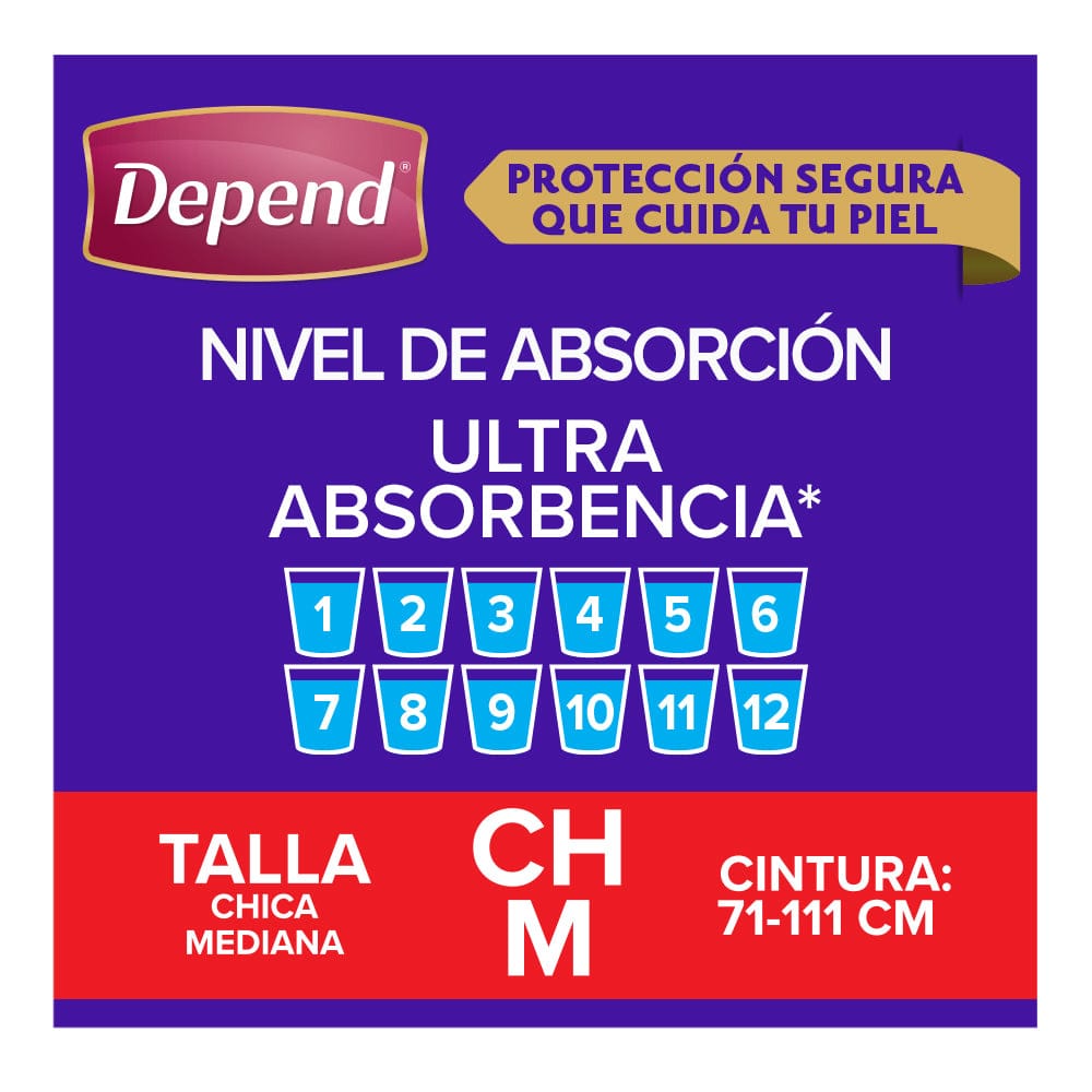 Depend Pañales para adulto Pañal Depend® Nocturno