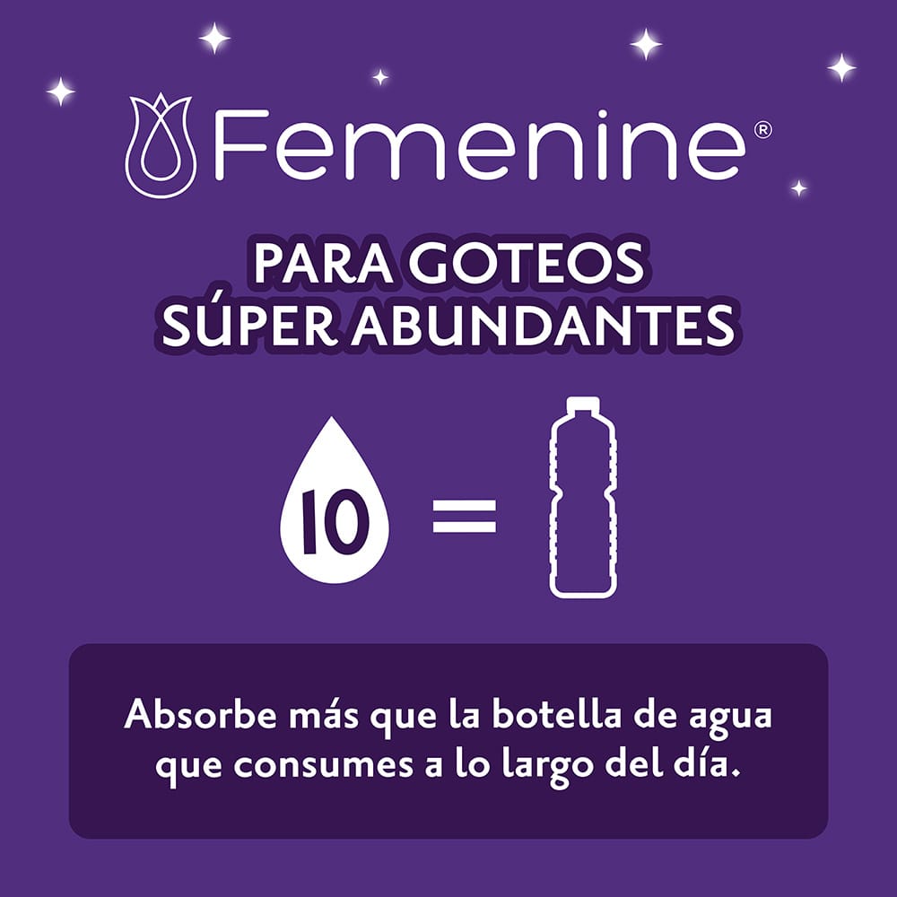 Depend Pantiprotectores y Toallas Línea Femenine® Depend® Súper Plus