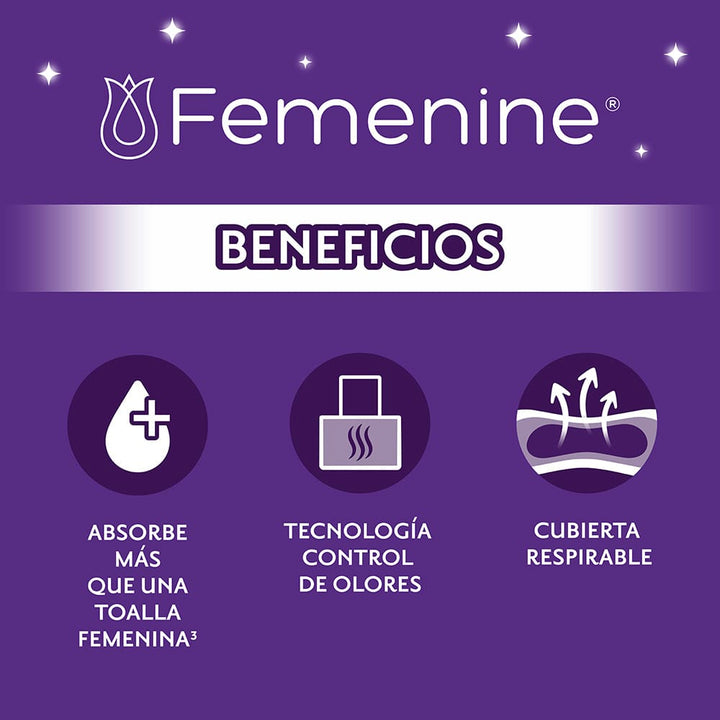 Depend Pantiprotectores y Toallas Línea Femenine® Depend® Súper Plus