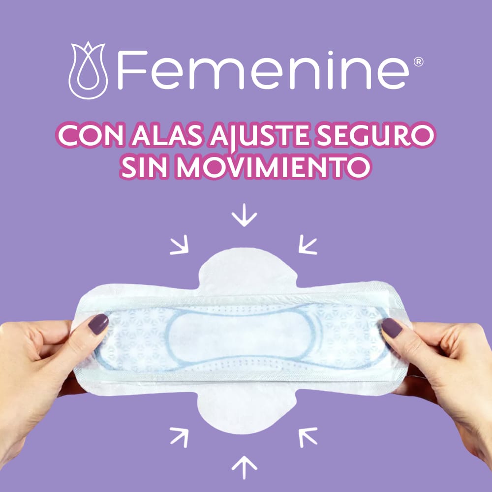 TiendaDepend.mx Pantiprotectores y Toallas Línea Femenine® Depend® Toalla Ultradelgada 8's