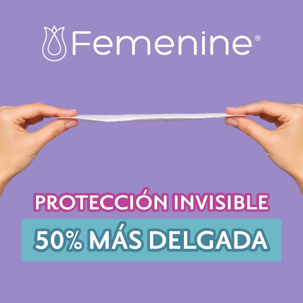 TiendaDepend.mx Pantiprotectores y Toallas Línea Femenine® Depend® Toalla Ultradelgada 8's