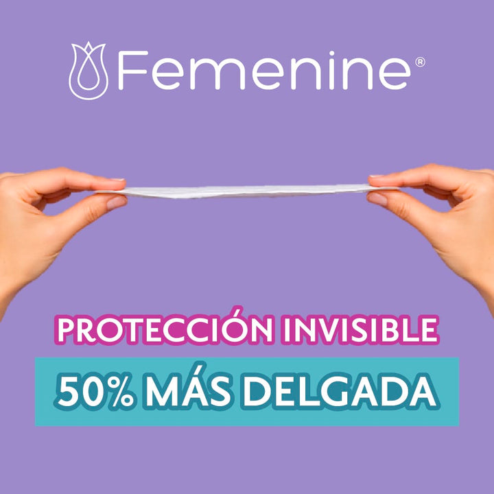 TiendaDepend.mx Pantiprotectores y Toallas Línea Femenine® Depend® Toalla Ultradelgada 8's