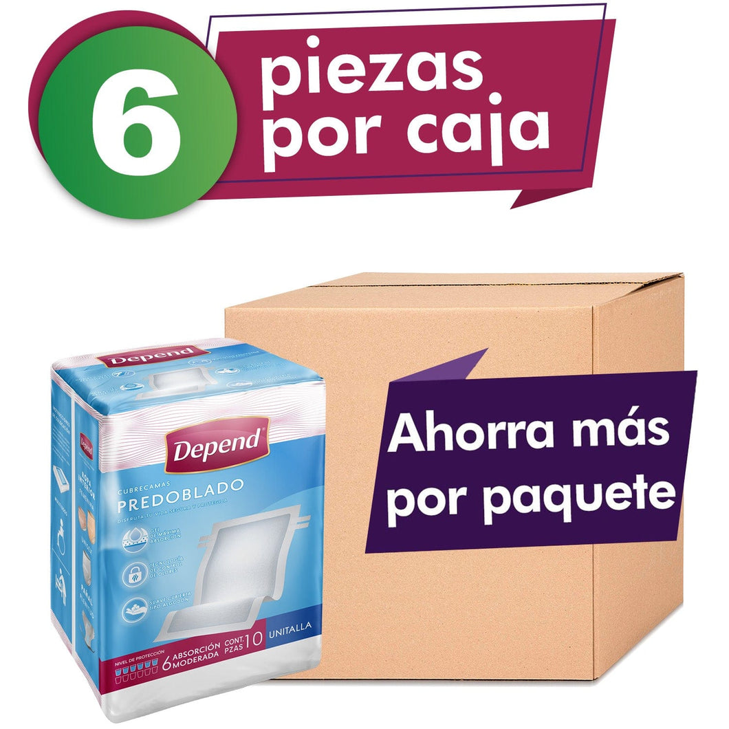 Depend PREDOBLADO Caja Depend® Predoblado 6 Paquetes