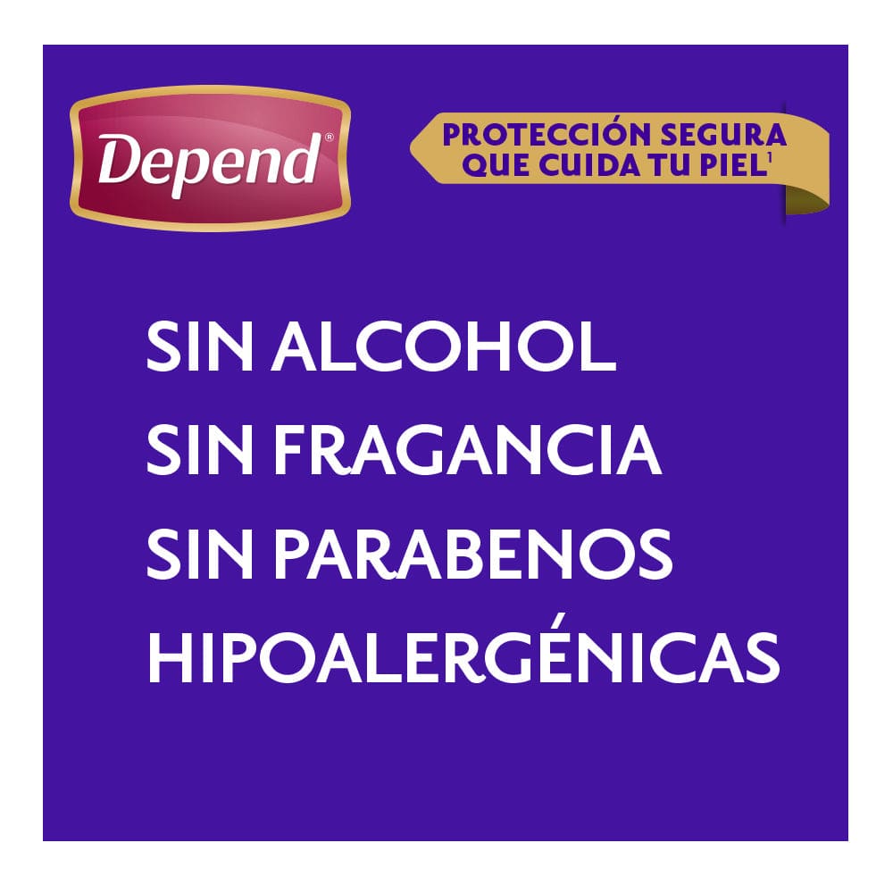 TiendaDepend.mx Predoblados y Toallas Húmedas Depend® Toallitas Húmedas