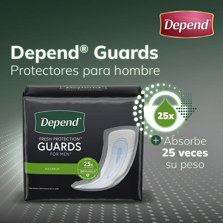 Depend Protectores para hombre Depend® Guards for Men