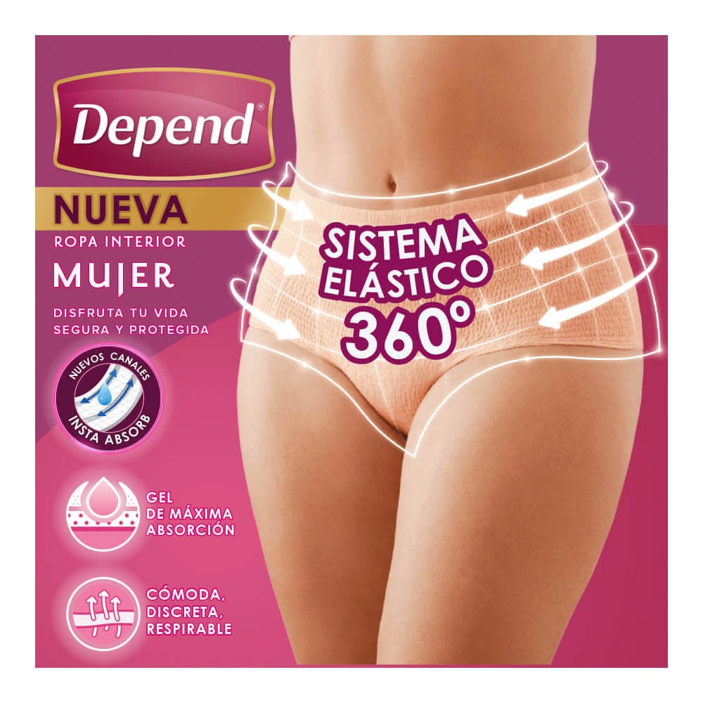 Depend® Ropa Interior Mujer