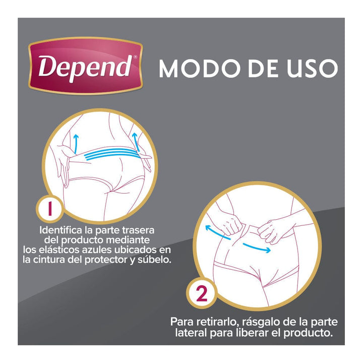 Depend Ropa Interior Depend® Ropa Interior Unisex Derma Protect