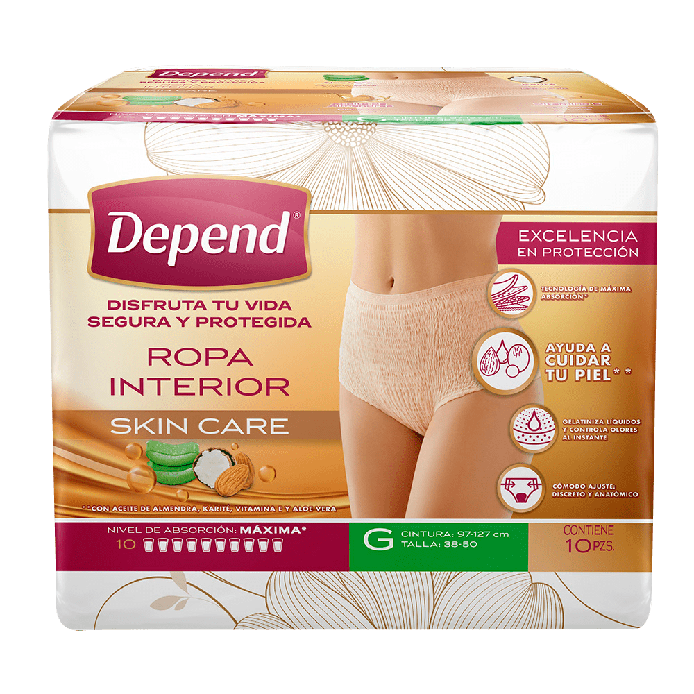 Depend Ropa Interior Skin Care