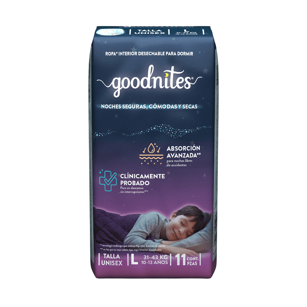 TiendaDepend.mx Ropa Interior Infantil Ropa Interior Infantil Goodnites® Talla L