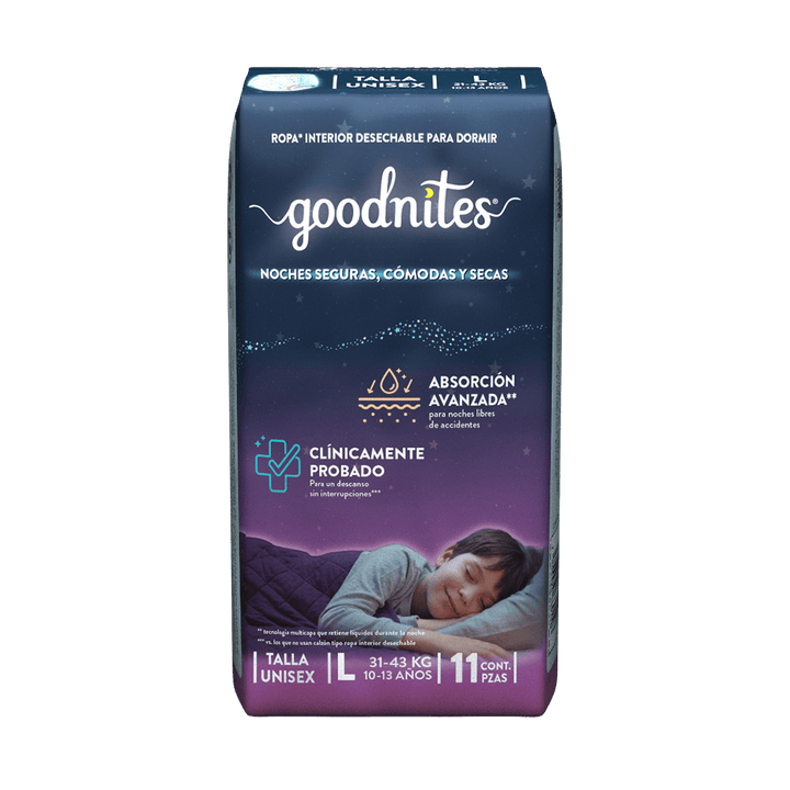 TiendaDepend.mx Ropa Interior Infantil Ropa Interior Infantil Goodnites® Talla L
