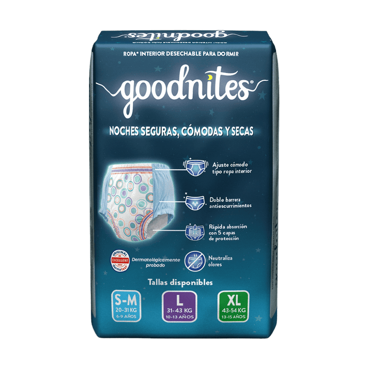 Depend Ropa Interior Infantil Ropa Interior Infantil Goodnites® Talla S/M
