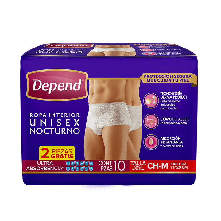 TiendaDepend.mx Ropa Interior Depend® Ropa Interior Nocturno